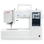 Janome Memory Craft 1000 sewing and embroidery machine with adjustable speed settings