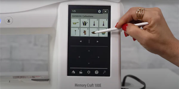 Janome Memory Craft 100E embroidery machine perfect for home embroidery