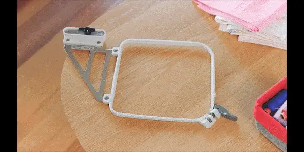 Janome Memory Craft 100E embroidery machine perfect for fashion design