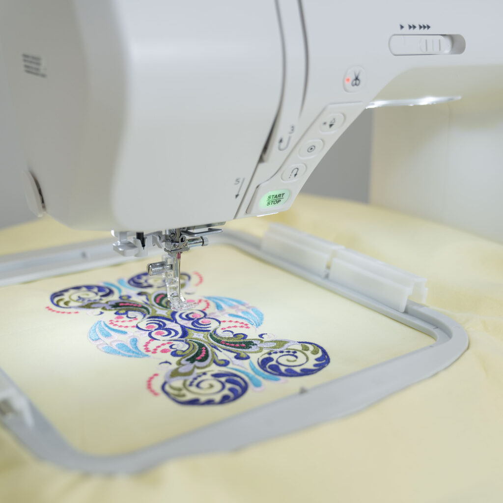 Janome Memory Craft 9850 Limited Edition sewing and embroidery machine perfect for quilting