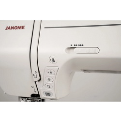 Janome Memory Craft 9850 Limited Edition sewing and embroidery machine includes embroidery hoops