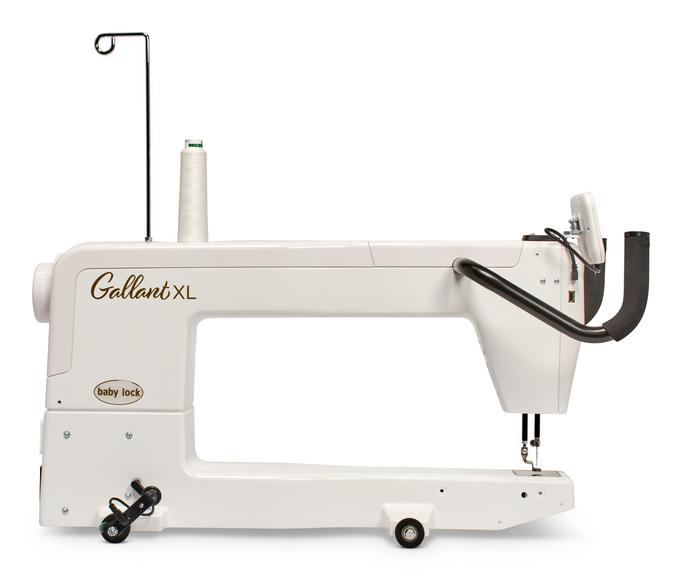 baby lock gallant xl longarm machine helps you quilt with better visibility