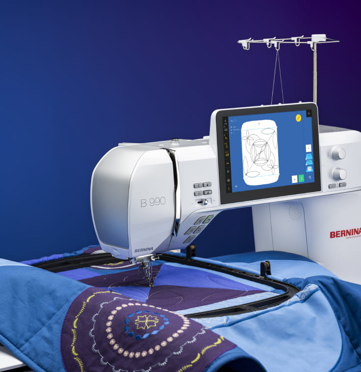 BERNINA Giant Embroidery Hoop with smooth hooping adjustment system