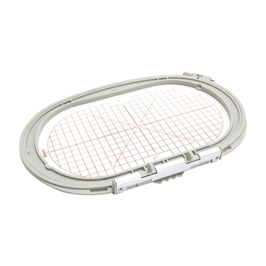 BERNINA Large Oval Embroidery Hoop with smooth hoop adjustment system