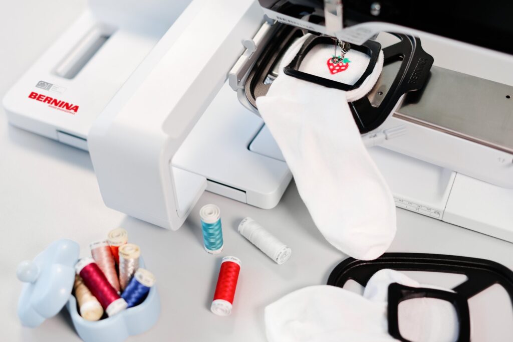 BERNINA Sock Hoop Insert with lightweight flexible design features