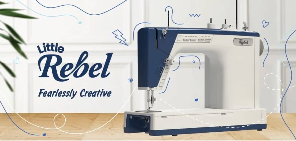 Grace Company Little Rebel sewing and quilting machine perfect for daily use