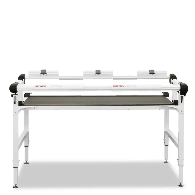 BERNINA Q16 PLUS with BERNINA Hoop Frame delivers smooth consistent stitches