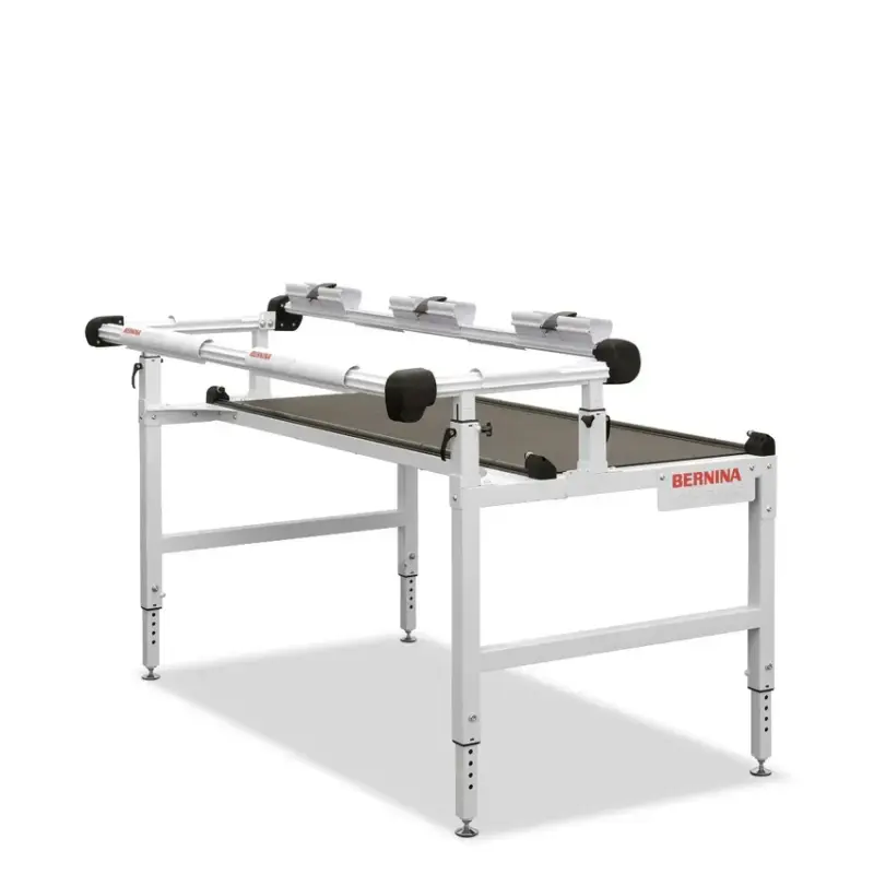 BERNINA Q16 with BERNINA Hoop Frame offers durable longarm construction