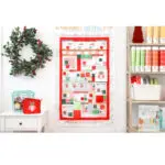 Kimberbell mistletoe mystery quilt design layout for monthly sew a long in portland oregon