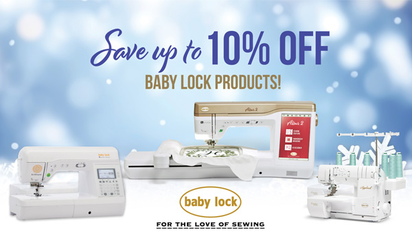 Baby Lock sewing machines, embroidery machines, sergers, longarm quilting machines for sale babylock