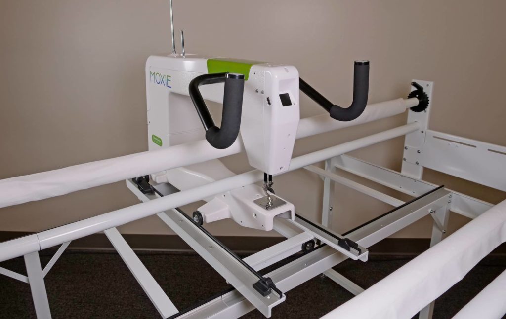 Handi Quilter Moxie longarm machine includes powerful quilting machine motor