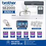 Brother SE2000 sewing and embroidery machine bonus bundle