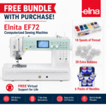 Elna Elnita EF72 sewing machine bonus bundle