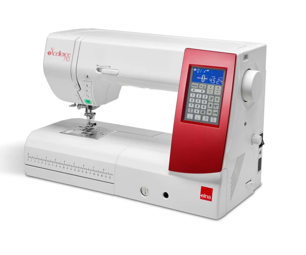 Elna eXcellence 710 includes easy maintenance access