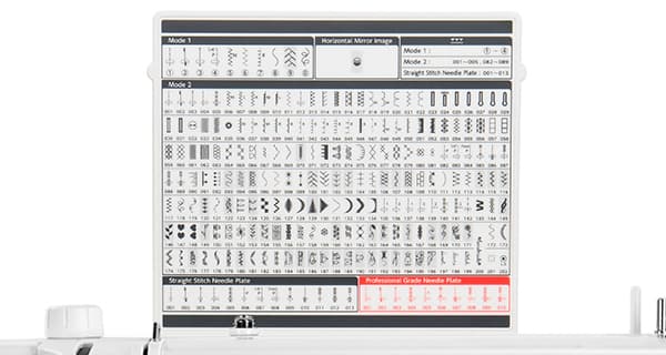 Elna eXcellence 720PRO includes smooth drop in bobbin