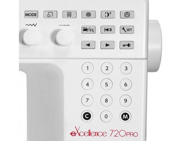 Elna eXcellence 720PRO sewing machine for sale brand new model Elna eXcellence 720PRO offers reliable long term durability