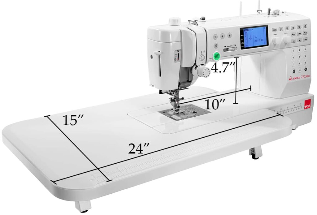 Elna eXcellence 720PRO offers consistent stitching accuracy