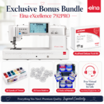 Elna eXcellence 792PRO sewing machine bonus bundle