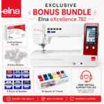 Elna eXcellenece 782 sewing machine bonus bundle