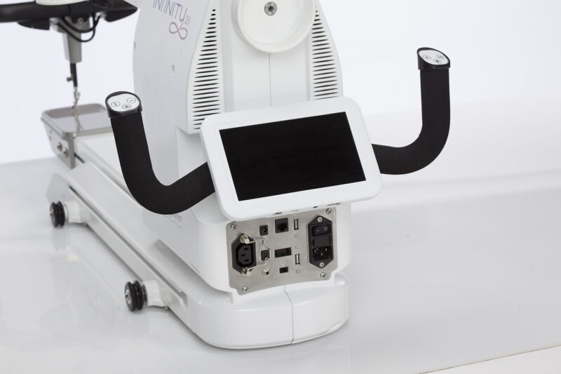 Handi Quilter Infinity 28 longarm machine with consistent stitch quality Handi Quilter Infinity 28 delivers powerful quilting performance