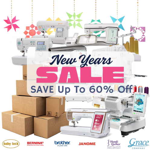 Sewing machines, embroidery machines, quilting machines, sergers, longarms, overlockers for sale