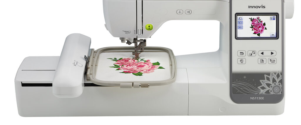Brother NS1150E Embroidery Machine with automatic needle threading