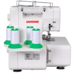 Janome MyLock 654D Sailing Line serger with smooth fabric feeding