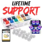 Free bundle included with the purchase of a Baby Lock embroidery machine