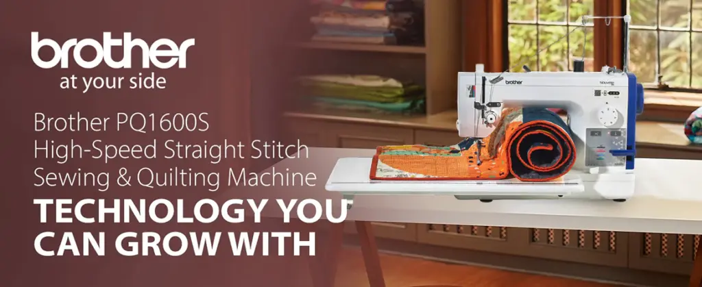 Brother PQ1600S sewing and quilting machine enhances quilting speed