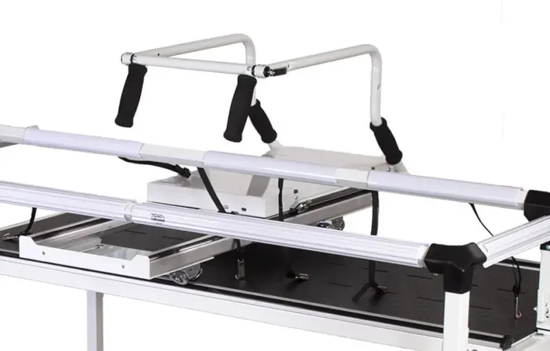 Grace Company Q Zone Hoop Frame enhances quilting workflow