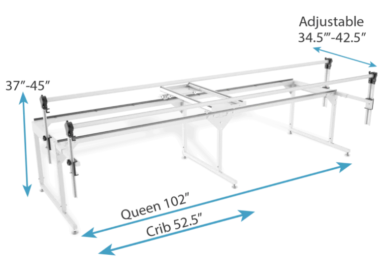 Grace Company Q Zone Queen Frame includes quilting hardware