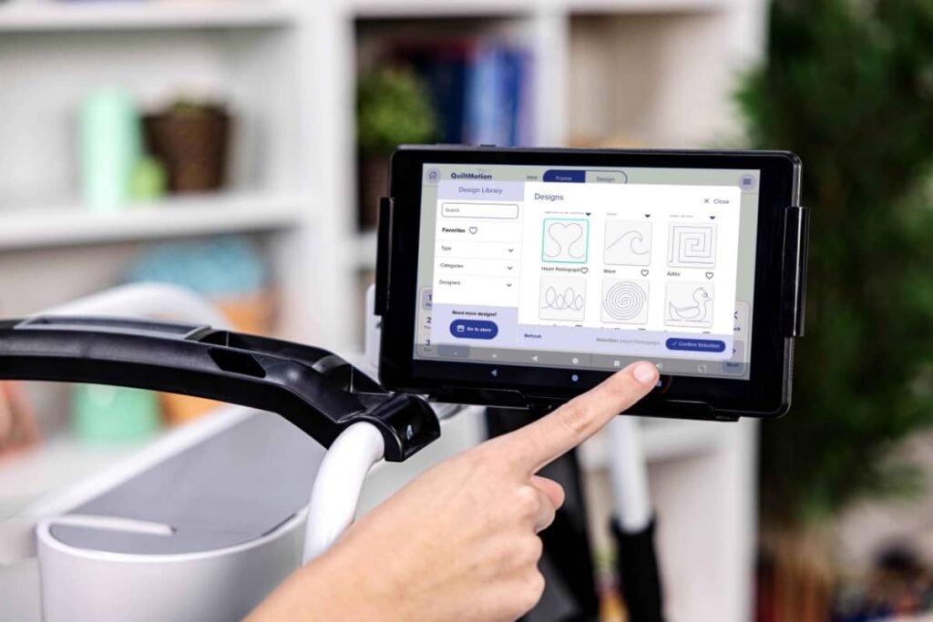 Grace Company QuiltMotion X built for quilting frame compatibility