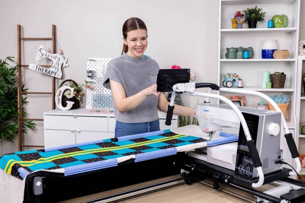 Grace Company QuiltMotion X built for automated quilting patterns