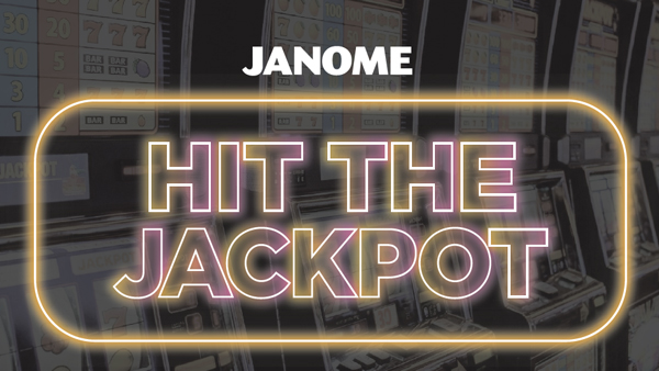 Janome Jackpot promotion for sewing machines