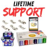 Free Premium bundle included with the purchase of a Baby Lock serger machine