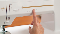 Baby Lock Jazz II sewing machine with bright LED lighting