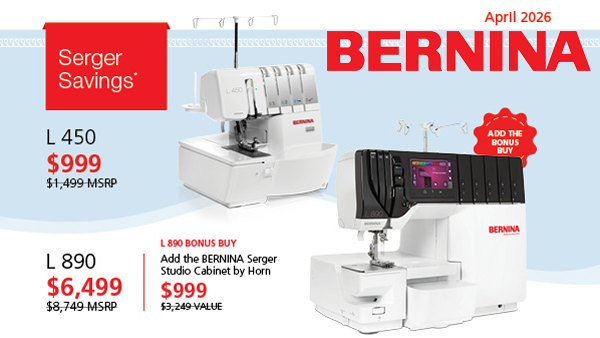 Bernina Promotions for sale near me