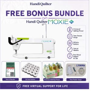 Handi Quilter Moxie XL longarm bonus bundle