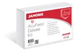 Janome acufeed deluxe foot kit for Continental M6, Continental M8 Professional, Horizon Memory Craft 8200QCP Special Edition, Horizon Memory Craft 9410QC, Horizon Memory Craft 9450QCP, Horizon Memory Craft 9480QCP, Memory Craft 6700P, Skyline S6 Anniversary Edition, Skyline S7 Anniversary Edition, and Skyline S9