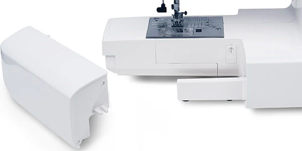 Janome 2030DCG sewing machine includes multiple presser feet accessories