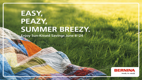 Bernina summer sale june 2026