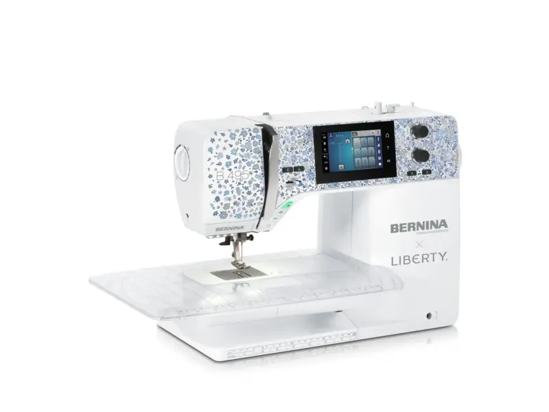 BERNINA 495 Liberty Edition sewing machine with bright LED lighting installed today