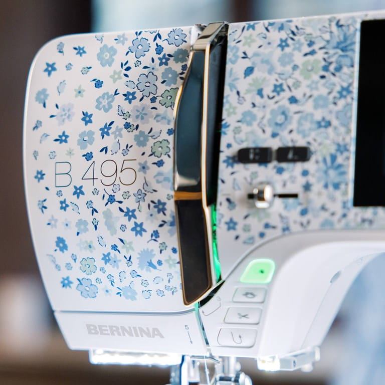 BERNINA 495 Liberty Edition perfect for quilting sewing projects every single day