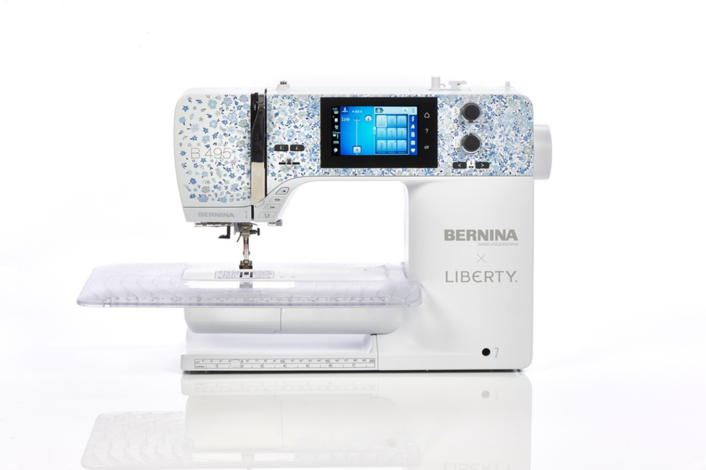 BERNINA 495 Liberty Edition includes intuitive touchscreen controls simplifying operation every day