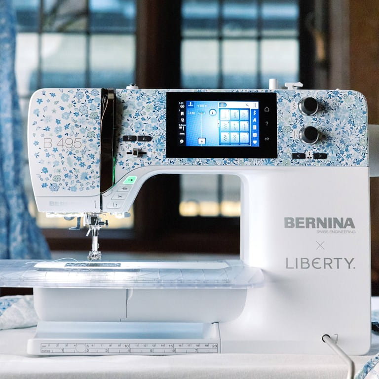 BERNINA 495 Liberty Edition offers precise stitching for demanding sewing projects daily