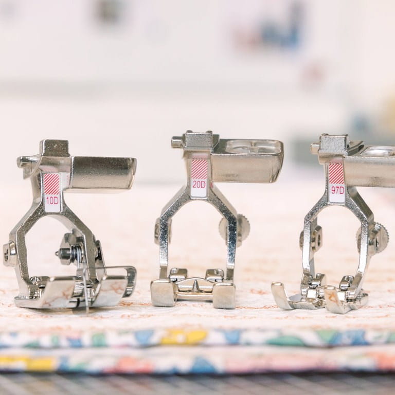 BERNINA 580 Liberty Edition sewing machine with precision stitch control technology included