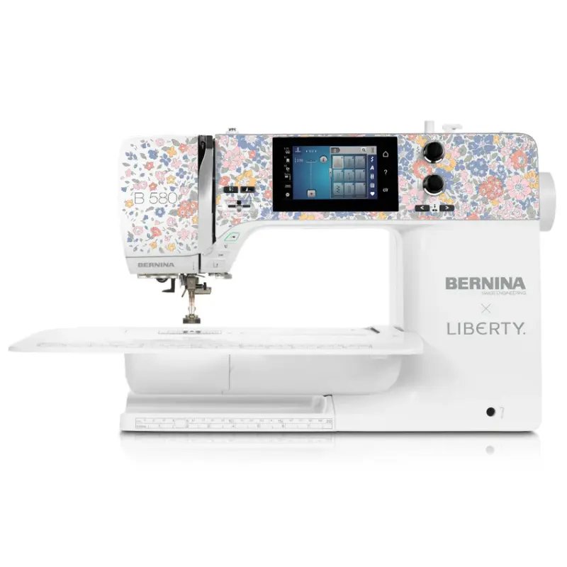 BERNINA 580 Liberty Edition includes bright lighting for detailed sewing every project