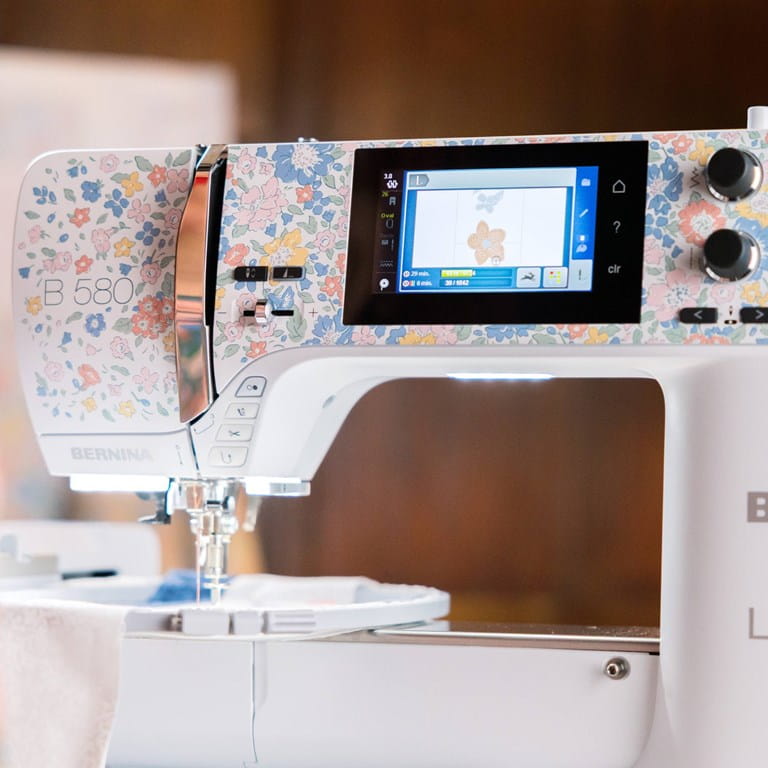 BERNINA 580 Liberty Edition built for advanced sewing work with stunning precision always