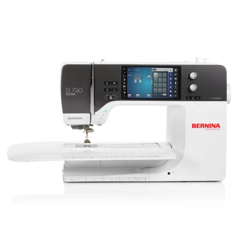 BERNINA 790 ULTRA includes spacious workspace supporting larger quilting projects every day