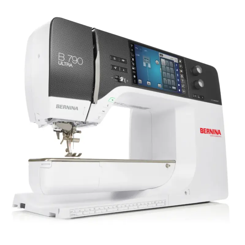 BERNINA 790 ULTRA offers professional quilting features supporting creative sewing applications daily